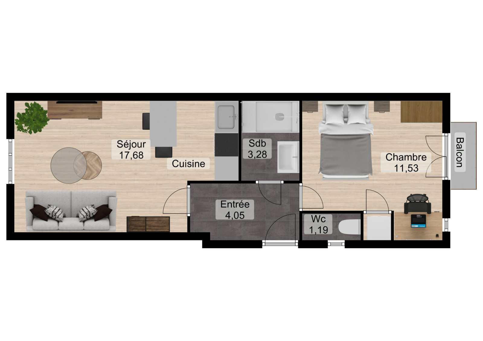 Image_7, Appartement, Grenoble, ref :2 09 GR 02